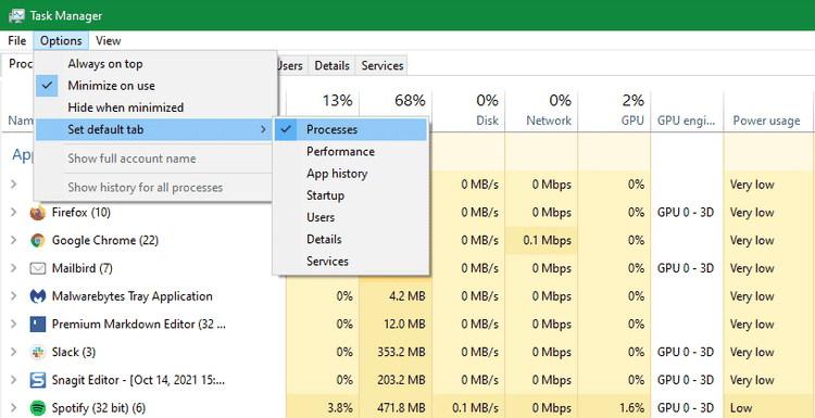 صورة لـ كيفية استخدام مدير مهام Windows | 1GQJY3D8uyA5eHVz2c-LMGA-DzTechs