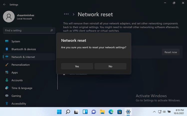 صورة لـ كيفية إعادة تعيين إعدادات الشبكة على Windows 11 | 1W3iUmdLxsyiTlHs99O6-9w-DzTechs