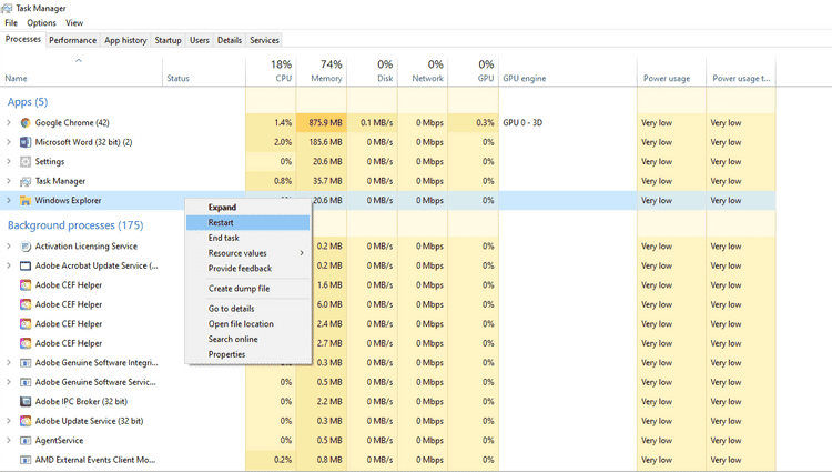 صورة لـ بعض الطرق لإصلاح أي خلل في شريط مهام Windows | 108L9rW3zUl4TmDlsiNiiPg-DzTechs