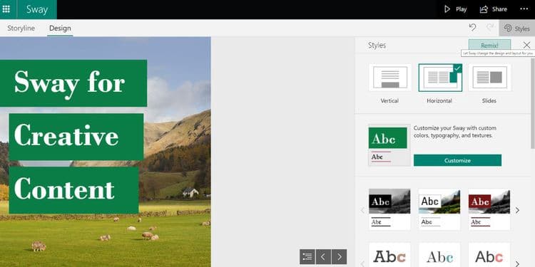 صورة لـ أفضل ميزات Microsoft Sway لإنشاء تقارير وعروض تقديمية تفاعلية | 11VCCV3BKv9nwilkG6YSOMg-DzTechs