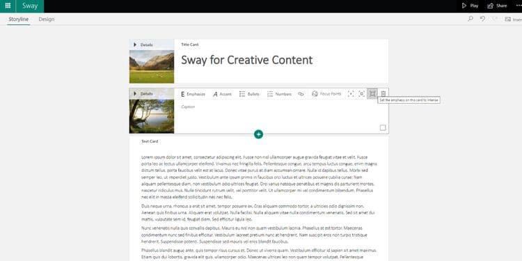 صورة لـ أفضل ميزات Microsoft Sway لإنشاء تقارير وعروض تقديمية تفاعلية | 12M2evqvp4_vUt5KavO9g6A-DzTechs