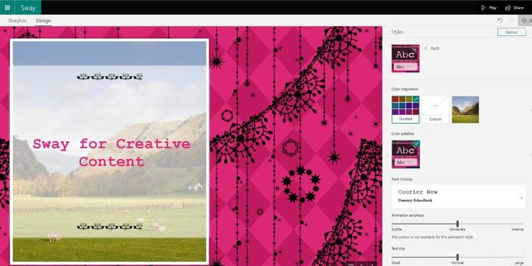صورة لـ أفضل ميزات Microsoft Sway لإنشاء تقارير وعروض تقديمية تفاعلية | 15uFYFBlCDYV0Jg7Wsu2SAQ-DzTechs