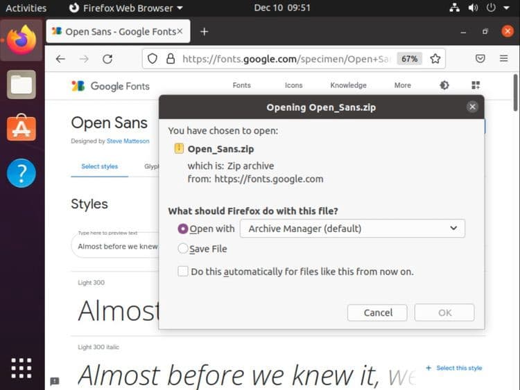 صورة لـ كيفية تنزيل خطوط Google وتثبيتها واستخدامها على Ubuntu | 1Eeua9TscZ7ll3RcxqhPYOg-DzTechs