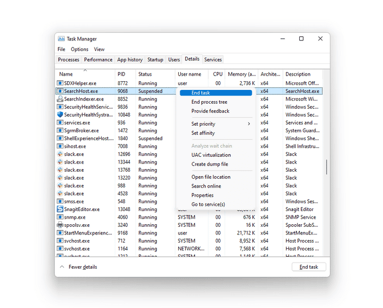 صورة لـ كيفية إصلاح شريط البحث لا يظهر أو لا يعمل على Windows 11 | 1Kg44whMUhLu8iK77Z8Si-w-DzTechs