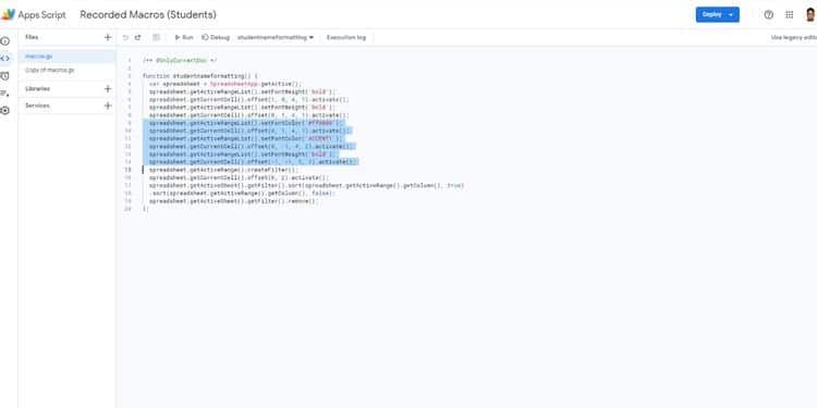 صورة لـ مزايا وقيود استخدام وحدات الماكرو في “جداول بيانات Google” | 1PHBFPOTUXXwXe96xWU6C_Q-DzTechs