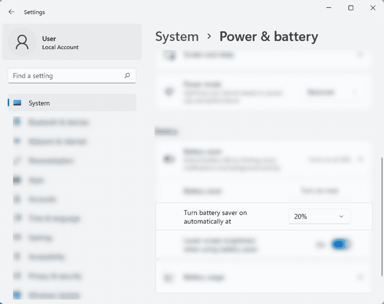 صورة لـ كيفية تحسين عمر البطارية على Windows 11 | 1SSXgkKfWaENwJFk855iAiA-DzTechs