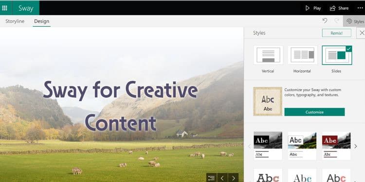 صورة لـ أفضل ميزات Microsoft Sway لإنشاء تقارير وعروض تقديمية تفاعلية | 1SvMFAcg_uF0phO7Uo_ScXQ-DzTechs
