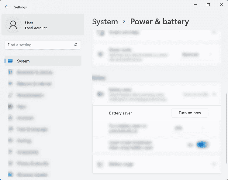 صورة لـ كيفية تحسين عمر البطارية على Windows 11 | 1nvnRsbXieTfu5TbqLe9VuQ-DzTechs