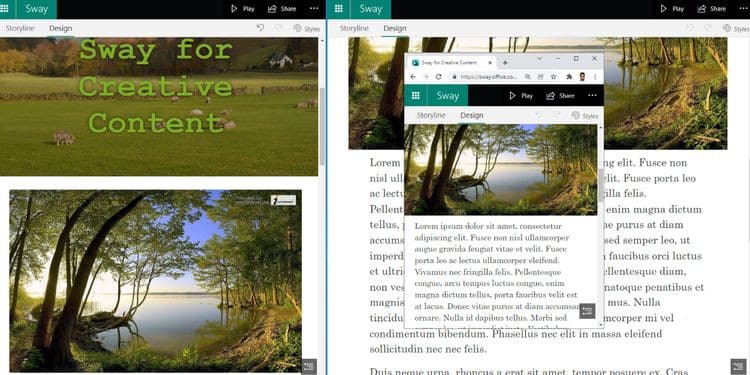 صورة لـ أفضل ميزات Microsoft Sway لإنشاء تقارير وعروض تقديمية تفاعلية | 1tjRrFM-OuGD9FNiftmaGiQ-DzTechs