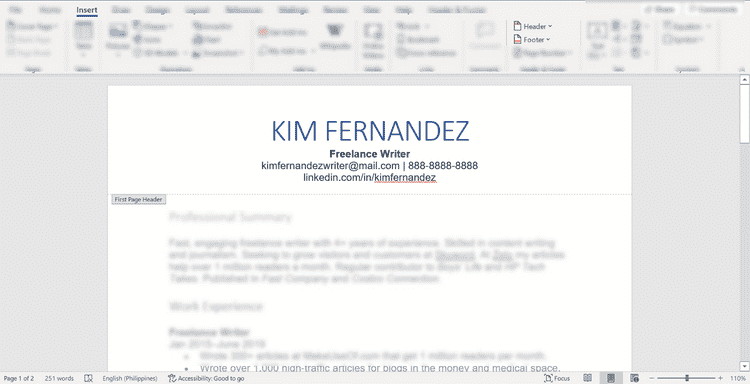 صورة لـ بعض النصائح على Microsoft Word لتحسين سيرتك الذاتية القديمة | 1g1XH-VR1-LtCOLvZcqNLKA-DzTechs
