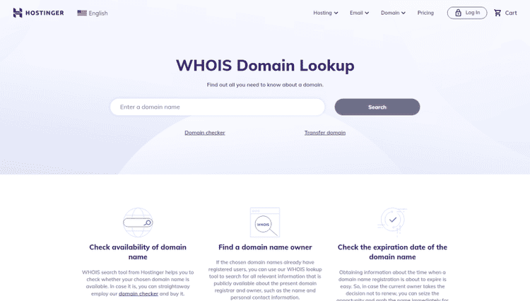صورة لـ أفضل مواقع الويب للبحث عن معلومات WHOIS مجانًا | 1w36xBc6sWzI7l5pdCZcQRg-DzTechs