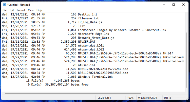 صورة لـ كيفية نسخ قائمة ملفات المجلد إلى ملف نصي في Windows 11 | 1XzjF4n3gSRztFlRzxTWFZQ-DzTechs