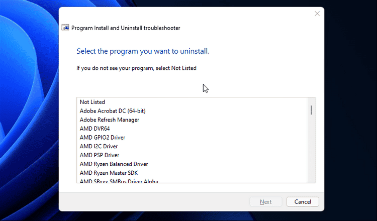 صورة لـ كيفية إصلاح خطأ “الرجاء الانتظار حتى ينتهي التطبيق الحالي من إلغاء التثبيت” على Windows | 1bSGjziqKWUh8jlzvxuDytQ-DzTechs