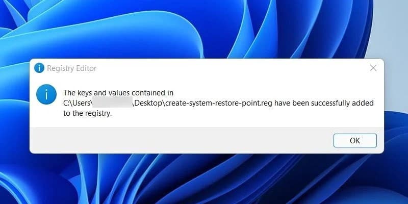 صورة لـ كيفية إضافة خيار “إنشاء نقطة استعادة النظام” إلى قائمة سياق Windows | 1MYlE5wxHUm_EZ2B-WSD-ww-DzTechs