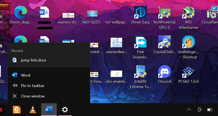 صورة لـ كل ما تحتاج لمعرفته حول قوائم الوصول السريع في Windows 10 | 1v2OmhPTjcbGoXDLfnr0e5g-DzTechs