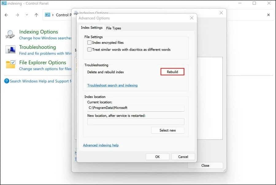صورة لـ كيفية إصلاح خطأ “تم إيقاف الفهرسة مُؤقتًا” على Windows 11 | 1kHlSUYGZdUDbDr9rWnpZEQ-DzTechs