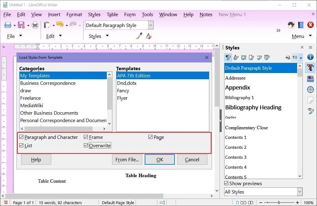 صورة لـ كيفية إنشاء نماذج أنماط مُخصصة في LibreOffice Writer | 169na26gpQ4NqbksWUN9AVg-DzTechs