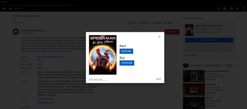 صورة لـ كيفية شراء أو استئجار الأفلام على موقع YouTube | 16dXC3-KsOBy9l9qJj8qsUA-DzTechs