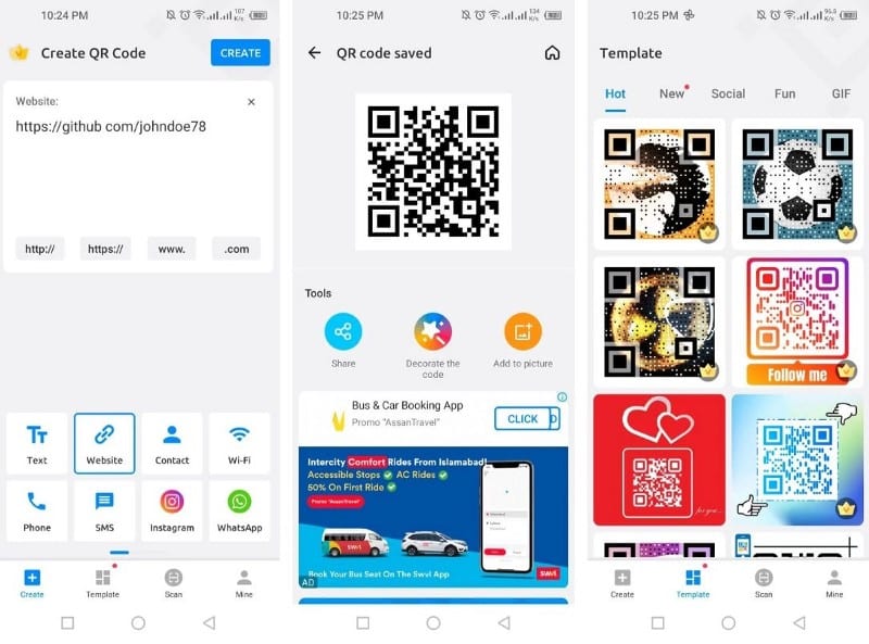 صورة لـ كيفية إنشاء رموز QR على Android | 1Dzctq6VukVQtMdZB3JEeoQ-DzTechs