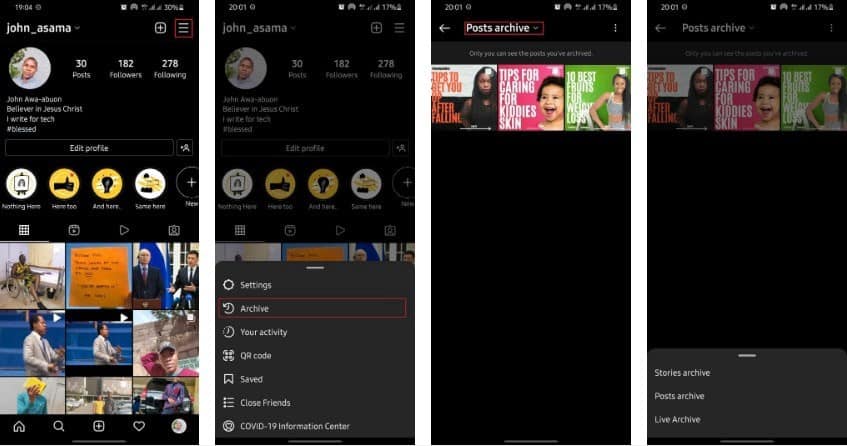 صورة لـ كيفية رؤية منشوراتك التي قُمت بأرشفتها على Instagram | 1_chuQPY9bnfvh2kGmaOvsA-DzTechs