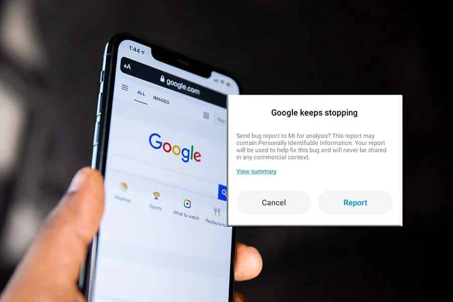صورة لـ كيفية إصلاح خطأ “يستمر Google في التوقف” لنظام Android | 1eWa5u8-_Im39OWMIPe_-yQ-DzTechs