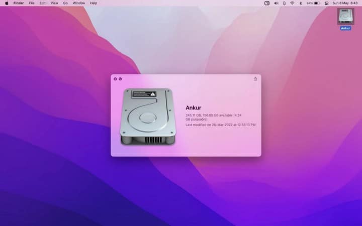 صورة لـ أفضل الطرق للتحقق من مقدار المساحة المُتوفرة على الـ Mac | 1fknN-Ezut9XW4-xJG8-O0g-DzTechs
