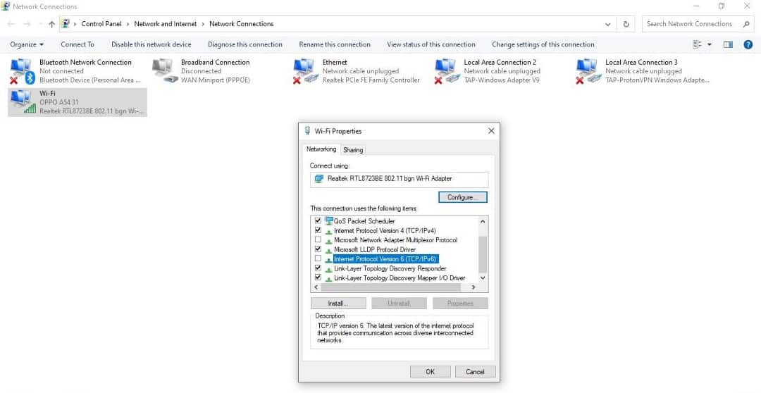 صورة لـ غير قادر على الاتصال بشبكة VPN على Windows؟ أفضل طرق الإصلاح | 1qbGQYcHgvWoXintWzH2ORQ-DzTechs