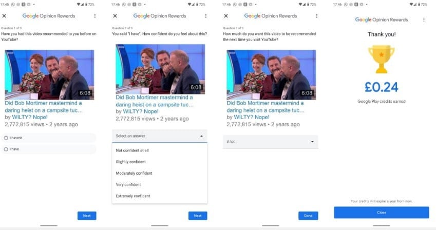 صورة لـ كيفية كسب المزيد من المال باستخدام Google Opinion Rewards | 1qiPGKnfkPvvYuTuq82h1eg-DzTechs