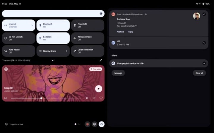 صورة لـ بعض الطرق التي تجعل Google بها Android 13 أفضل على الأجهزة اللوحية | 1zxABf5TeytOkiZ9soKa6SA-DzTechs
