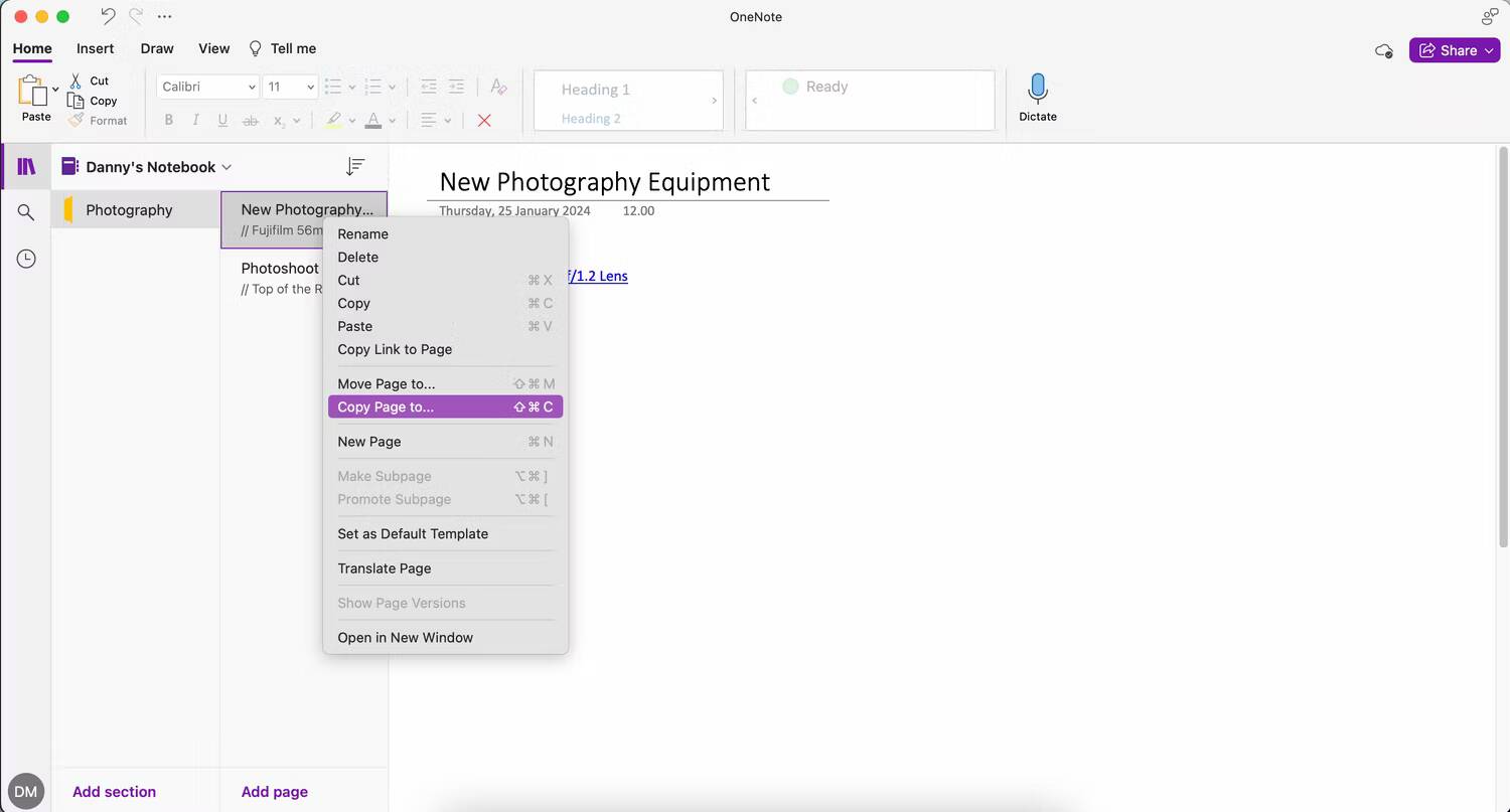 صورة لـ أفضل ميزات OneNote لـ Windows التي لم تُجربها بعد | screenshot-2024-01-25-at-12-27-30