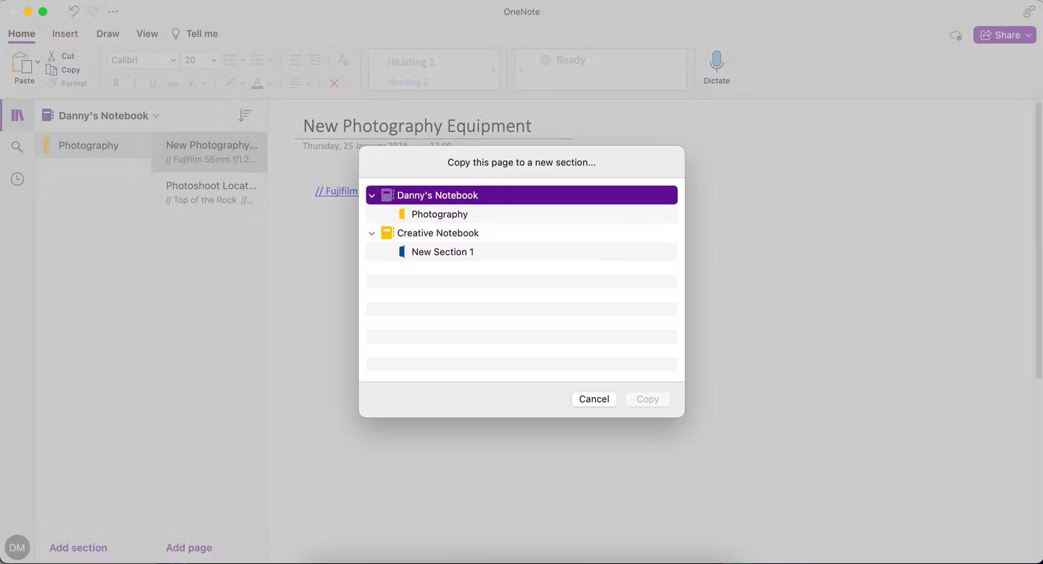 صورة لـ أفضل ميزات OneNote لـ Windows التي لم تُجربها بعد | screenshot-2024-01-25-at-12-32-10
