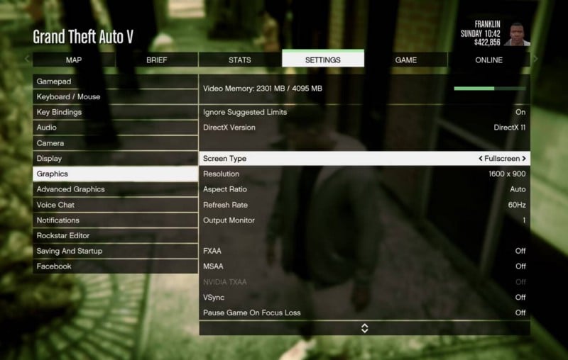 صورة لـ كيفية إصلاح مشكلات إنخفاض معدل الإطارات في GTA 5 على Windows | 10q17zhJHdtV-rXZmoM3JHw-DzTechs