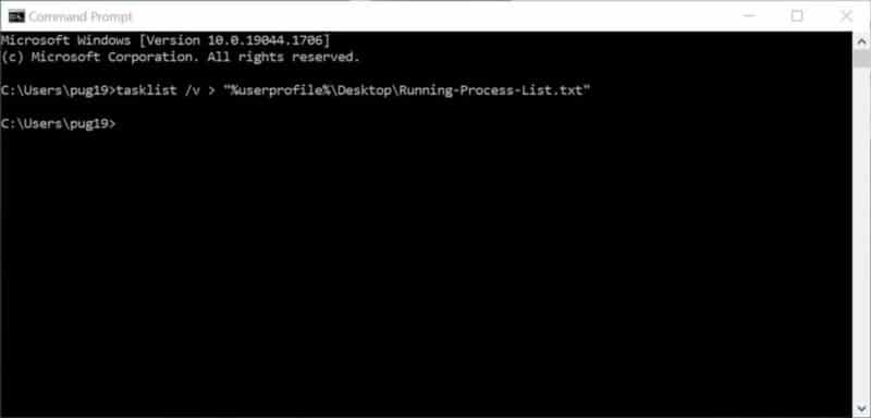 صورة لـ كيفية حفظ قائمة العمليات قيد التشغيل في Windows | 10zvbJhVTDibY8VsuPm8D4A-DzTechs