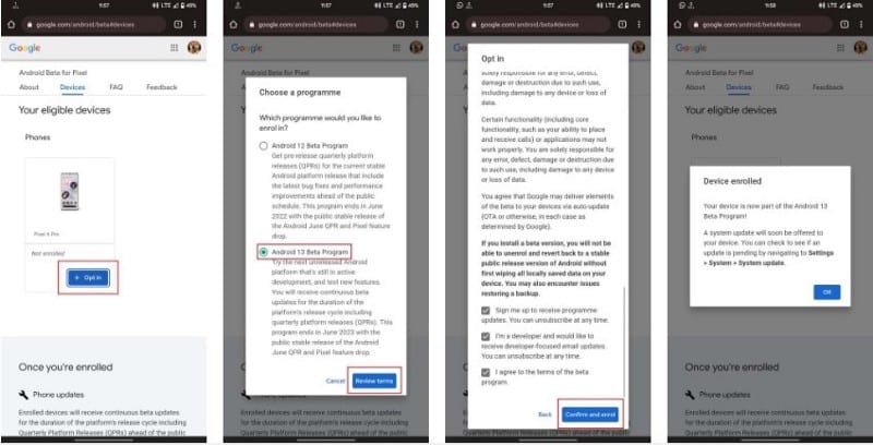 صورة لـ كيفية تثبيت الإصدار التجريبي من Android 13 على هاتفك | 1B_Uy9cfZ7il3_QW_IjMZ9w-DzTechs