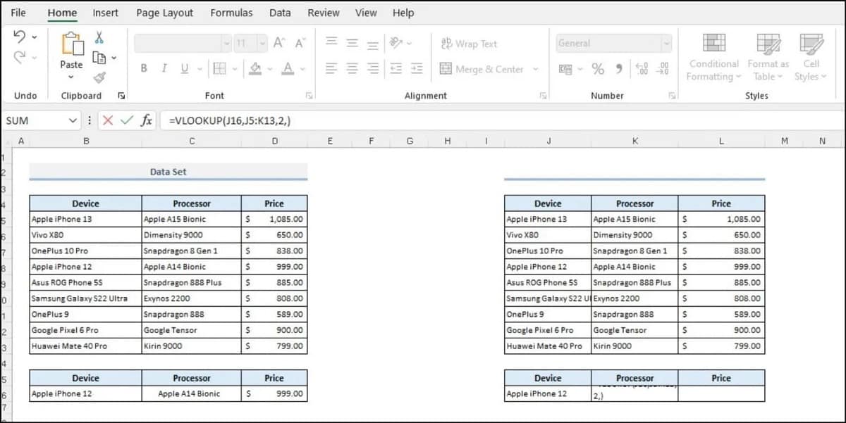 صورة لـ مقارنة بين XLOOKUP و VLOOKUP: ما هي دالة Excel الأفضل؟ | 1CMhoqoTGUbN7zUuXs9pl1Q-DzTechs