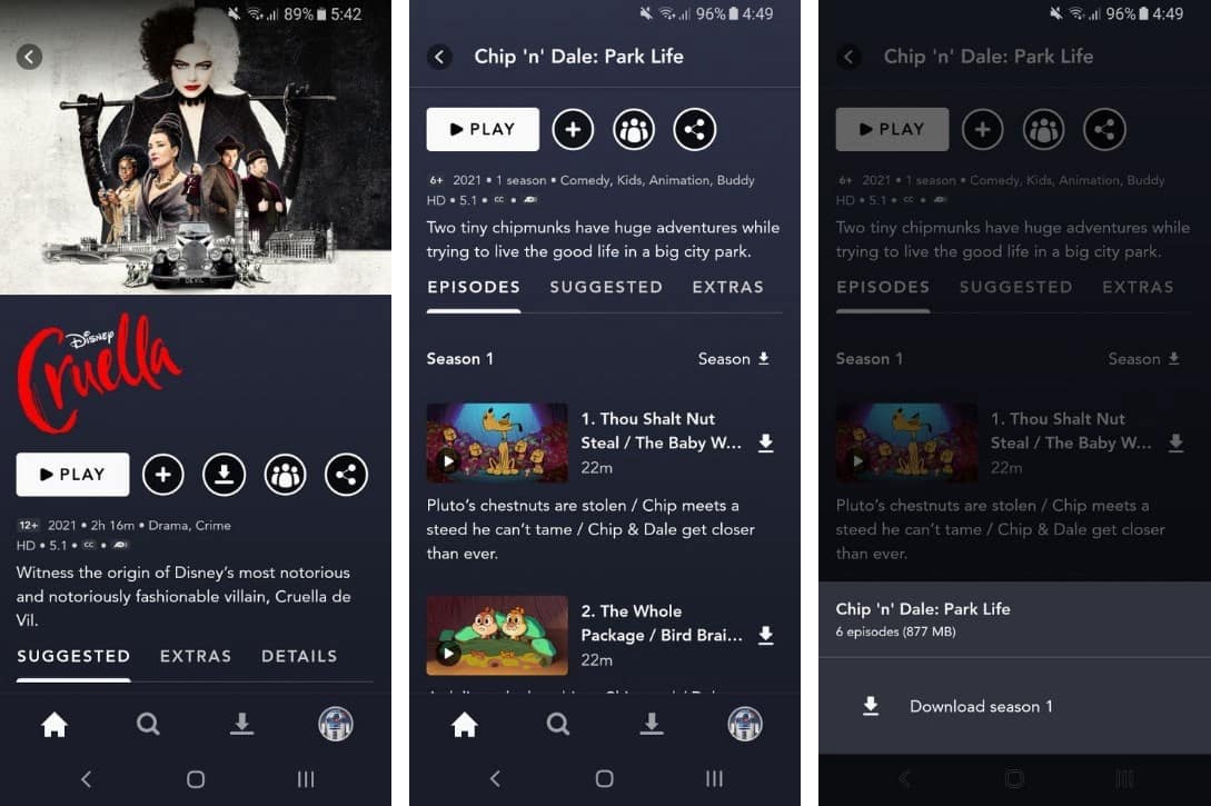 صورة لـ بعض الميزات والخيارات في Disney+ للحصول على تجربة بث أفضل | 1DlnONaaOp0a27EcJFjs8ZQ-DzTechs
