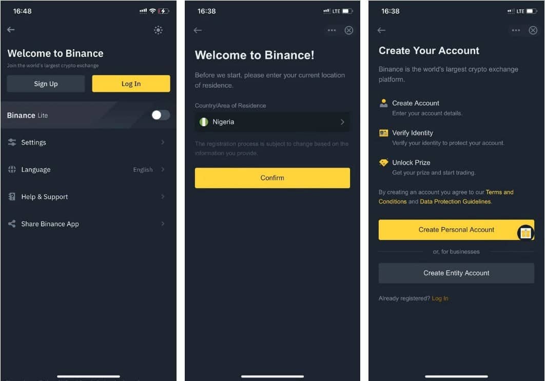 صورة لـ كيفية إنشاء حساب على Binance: دليل خطوة بخطوة | 1V-MHruOqahNzDnpfZScobg-DzTechs