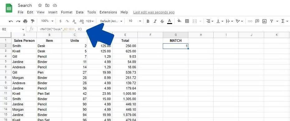 صورة لـ بعض الطرق السهلة للبحث في “جداول بيانات Google” (مع أمثلة) | 1bjvJIXfxQ4qffrbQ8LdySw-DzTechs