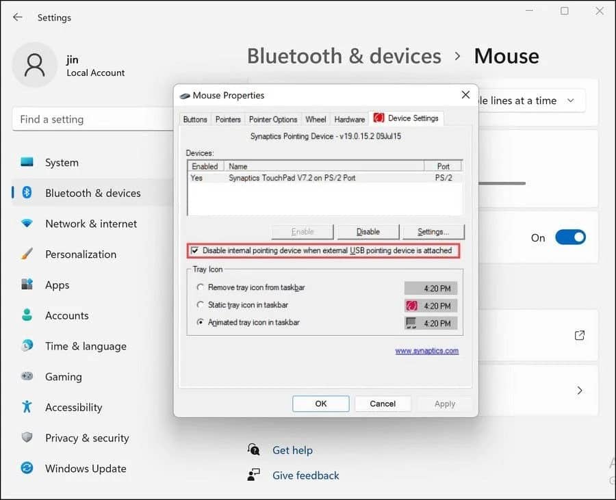 صورة لـ طرق إصلاح لوحة اللمس التي لا تعمل بعد التحديث إلى Windows 11 | 1lrL0Bt5raUqIKU3gSWzMvA-DzTechs