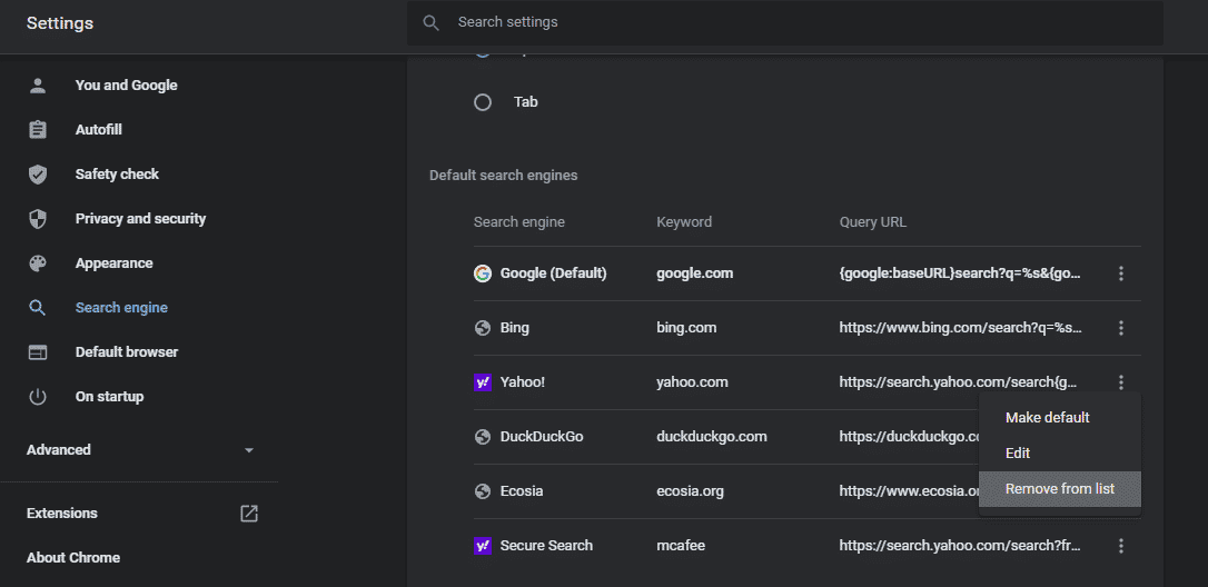 صورة لـ أفضل الطرق لإزالة محرك بحث Yahoo من Chrome | 1qke2uxD2RUutSQQ5xVWgTw-DzTechs