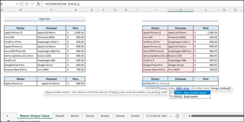 صورة لـ مقارنة بين XLOOKUP و VLOOKUP: ما هي دالة Excel الأفضل؟ | 1uldFBIe3hPiIuprZN3we-A-DzTechs