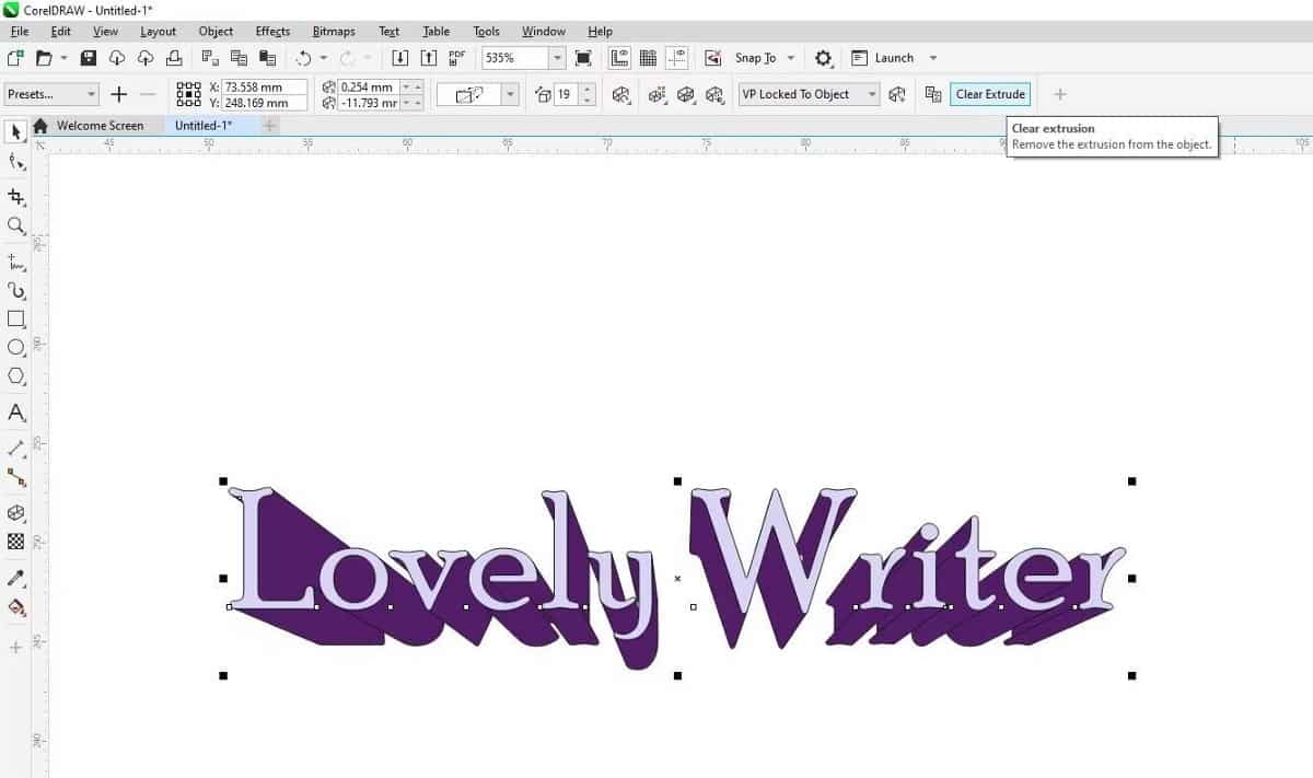 صورة لـ كيفية إنشاء نص ثلاثي الأبعاد في CorelDRAW | 1yu6h9h7T8nYQEfdg4UR_3w-DzTechs