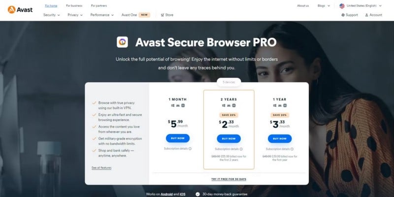 صورة لـ أفضل متصفحات الويب مع شبكة VPN مُضمّنة لـ Mac و Windows | 1ouWyQJ1BQoI2Ml9xcZFQTA-DzTechs