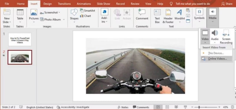 صورة لـ كيفية إصلاح عدم تشغيل Microsoft PowerPoint لمقاطع الفيديو | 1yqDR5PbHK5BMy-bbKTvJwA-DzTechs
