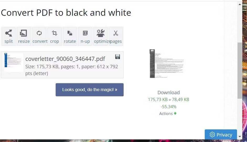 صورة لـ كيفية تحويل مستندات PDF إلى الأبيض والأسود في Windows 11 | 122YW9wGqdc2x8Z1Sn3Xffg-DzTechs
