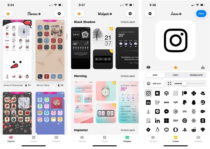 صورة لـ تطبيقات مذهلة لتخصيص تصميم الشاشة الرئيسية للـ iPhone | 1KHaqnsaEeqamxhWE3hyKow-DzTechs