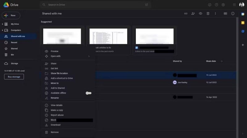 صورة لـ كيفية إدارة ملفات “تمت مشاركتها معي” على Google Drive | 1bgrn6LFjqgsQZk7fhlWrXQ-DzTechs