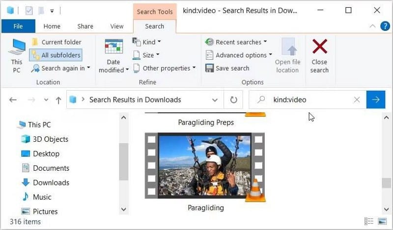 صورة لـ طرق البحث عن جميع ملفات الفيديو الخاصة بك على Windows | 1thctmzFsjSo1WMt2dQawsA-DzTechs