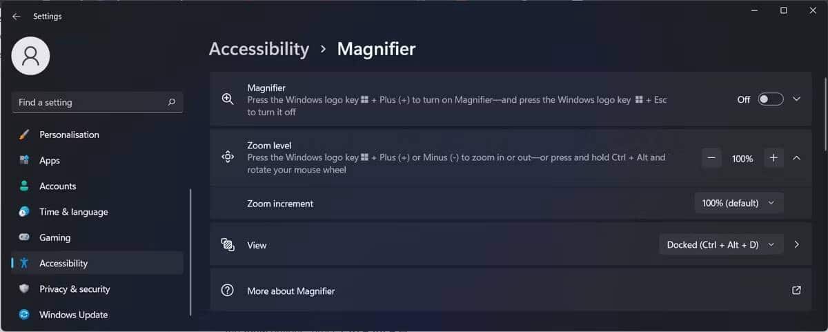 صورة لـ هل أنت مُصاب بقصر النظر أو طول النظر؟ إليك كيفية جعل Windows أكثر قابلية للوصول | 11ASFB7rz7B8CoZ6QhCQWvg-DzTechs