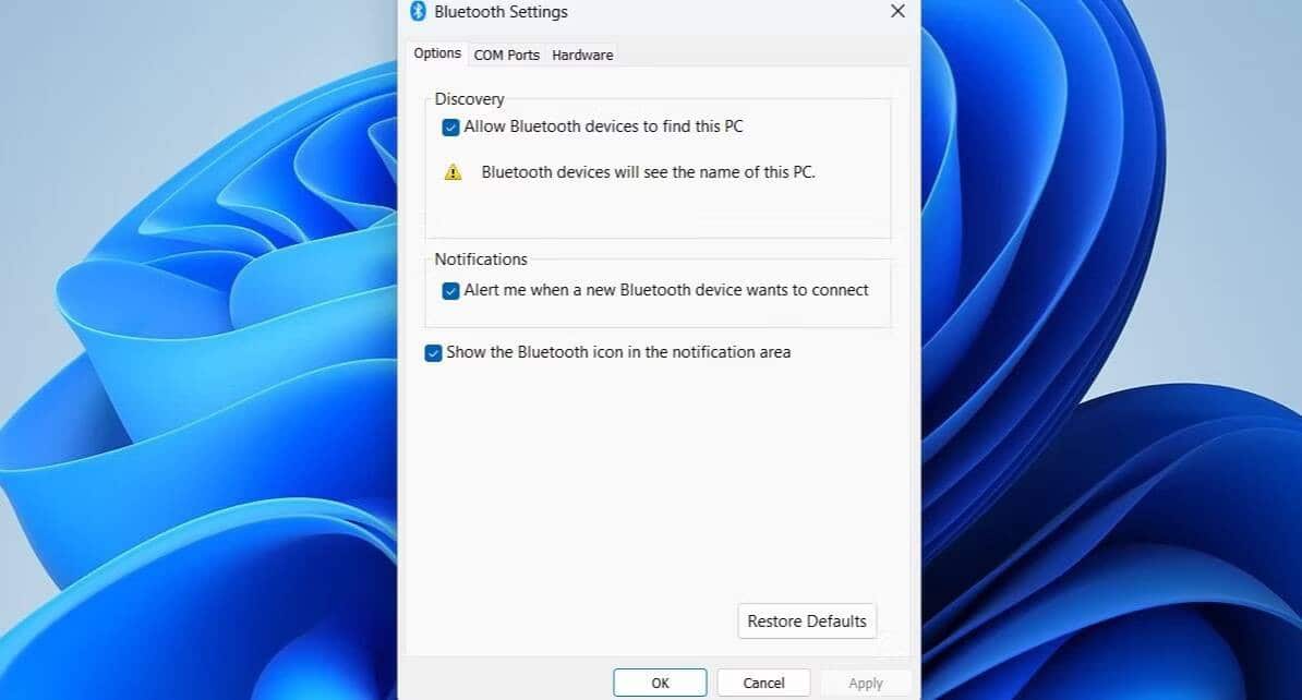 صورة لـ طرق إصلاح خيار Bluetooth مفقود في Windows 11 | 1O5NIdzCB8gQY8-yAhTJQnA-DzTechs